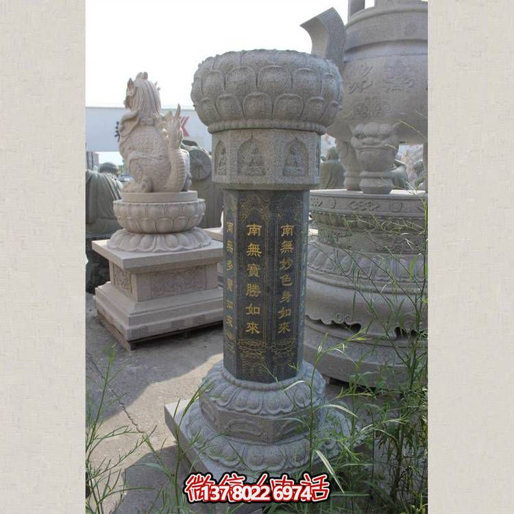 精美大理石浮雕石柱，點綴你的寺廟