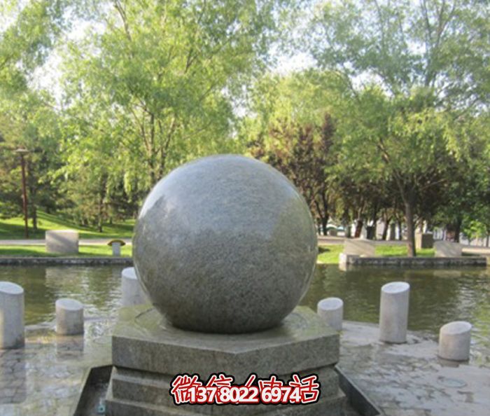 公園景觀裝飾小型大理石風水球石雕 公園景觀裝飾小型大理石風水球石雕