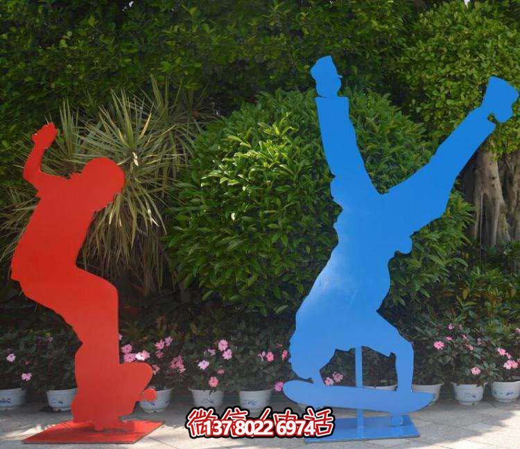 不銹鋼滑板雕塑,挑戰高難度運動 不銹鋼滑板雕塑,挑戰高難度運動