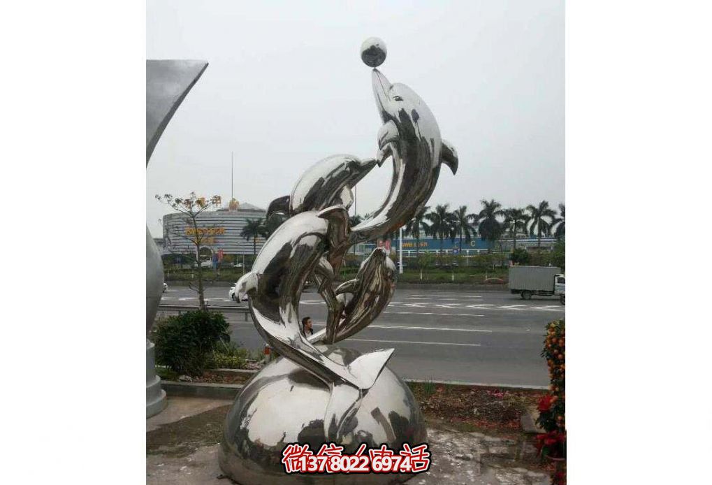 不銹鋼海豚雕塑,玩起來(lái)讓街道飛躍! 不銹鋼海豚雕塑,玩起來(lái)讓街道飛躍!