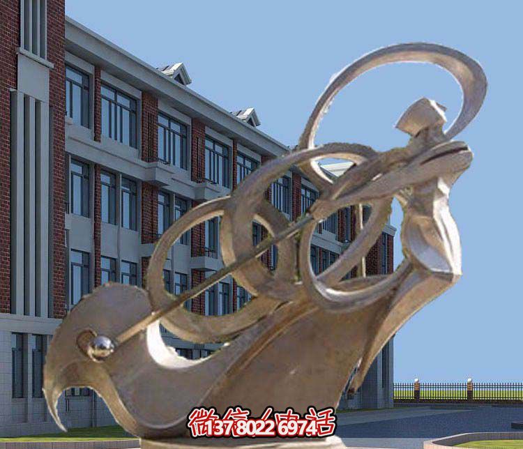 不銹鋼抽象高爾夫球雕塑,點綴景區園林 不銹鋼抽象高爾夫球雕塑,點綴景區園林
