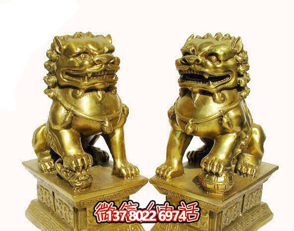 純金打造室內美陳獅子雕塑——追求完美雕塑裝飾 純金打造室內美陳獅子雕塑——追求完美雕塑裝飾