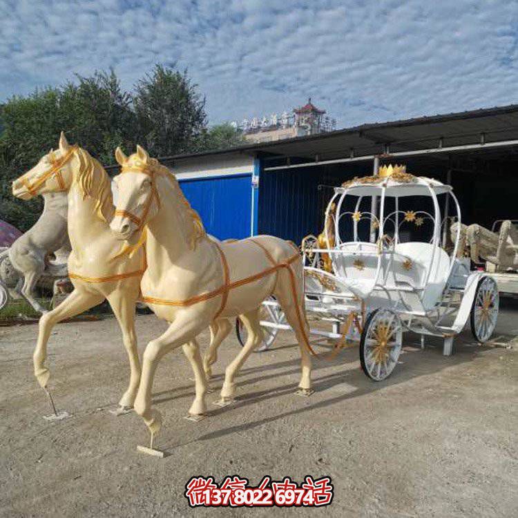 玻璃鋼仿真動物馬車，讓您的公園和游樂場更具吸引力