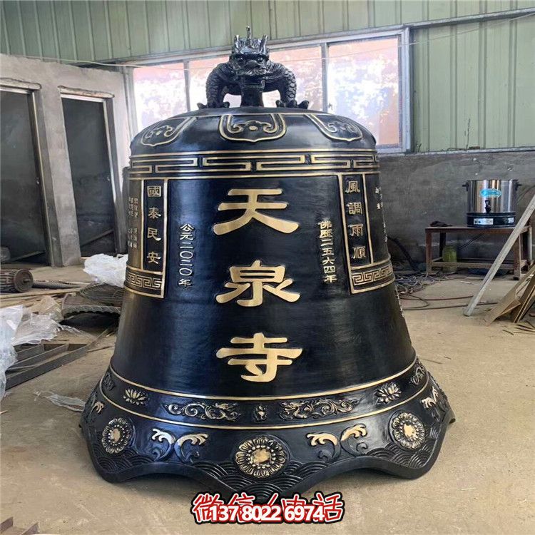 天泉青銅掛鐘雕塑傳承古老文化，鑄就精美藝術品