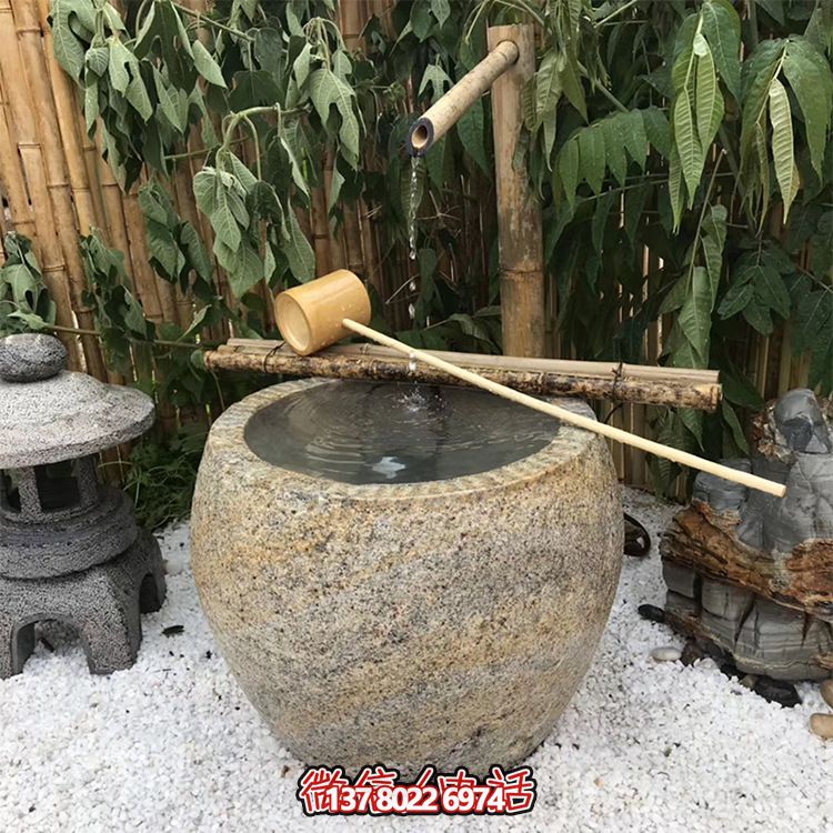 仿古砂石雕塑花盆，創(chuàng)意舊風(fēng)裝飾景區(qū)