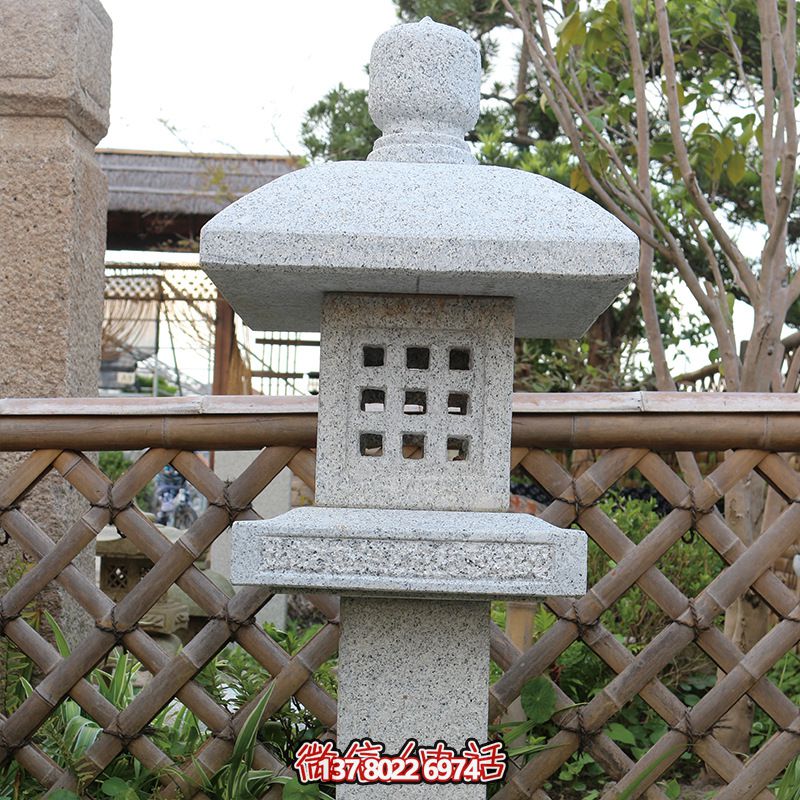 太陽能仿古青石石頭燈，為中式別墅、酒店戶外裝飾