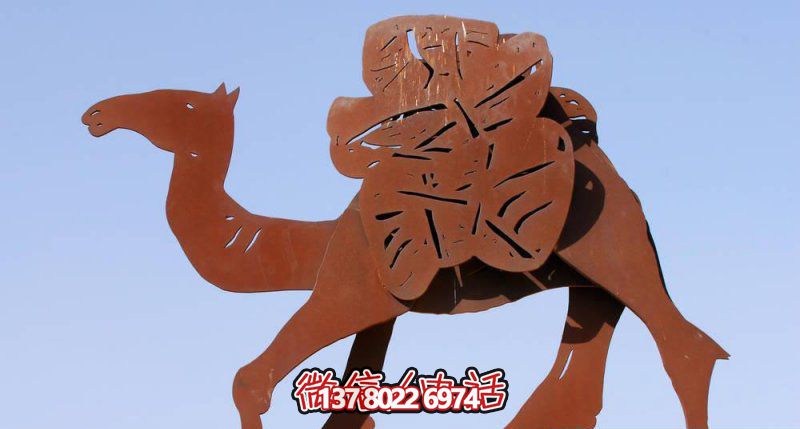 不銹鋼駱駝剪紙雕塑,點綴街道邊行走 不銹鋼駱駝剪紙雕塑,點綴街道邊行走
