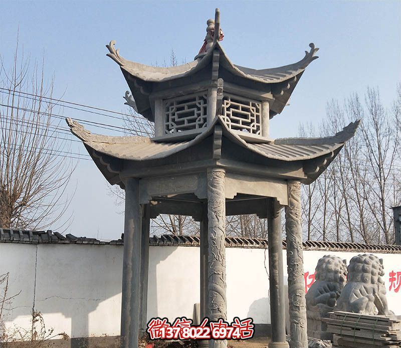 古樸雅致的仿古涼亭,讓你走進歷史悠久的古寺廟 古樸雅致的仿古涼亭,讓你走進歷史悠久的古寺廟