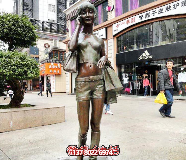 精美銅雕女孩雕塑——帶你暢游街頭,體驗夢幻快樂時光 精美銅雕女孩雕塑——帶你暢游街頭,體驗夢幻快樂時光