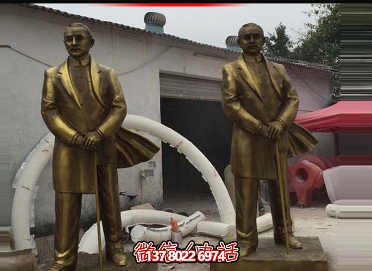 偉人孫中山仿銅雕塑,玻璃鋼擺放景觀園林 偉人孫中山仿銅雕塑,玻璃鋼擺放景觀園林