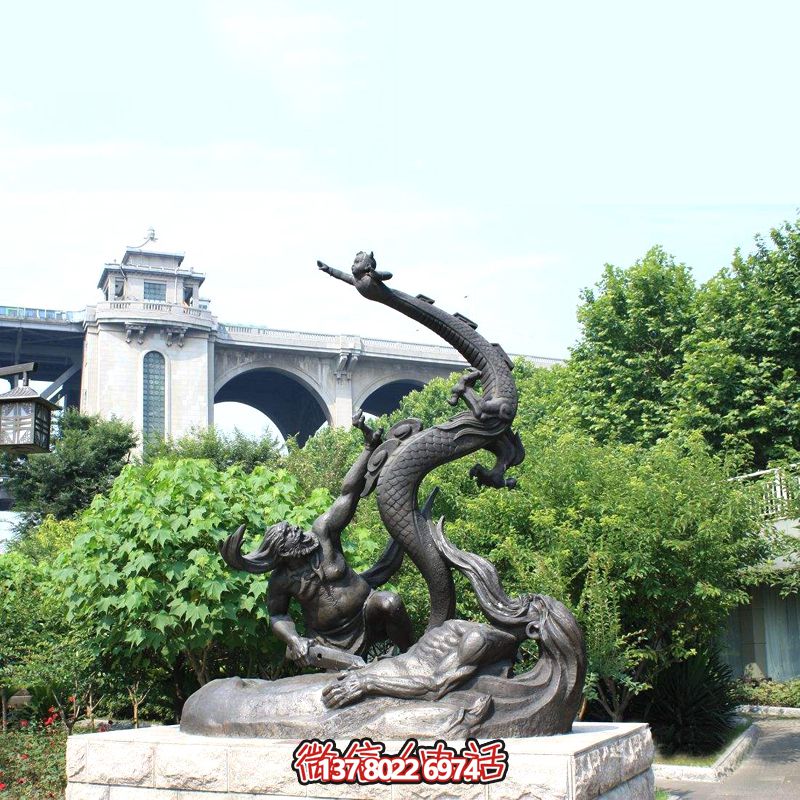 仿銅雕塑大禹治水,裝飾公園廣場 仿銅雕塑大禹治水,裝飾公園廣場