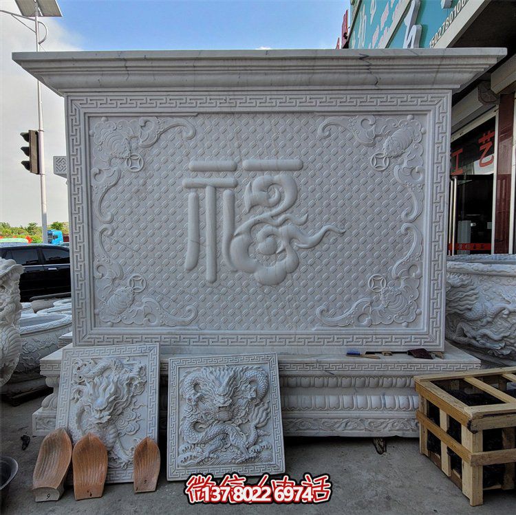 融合傳統(tǒng)文化，唯美經(jīng)典雕塑—中式影壁