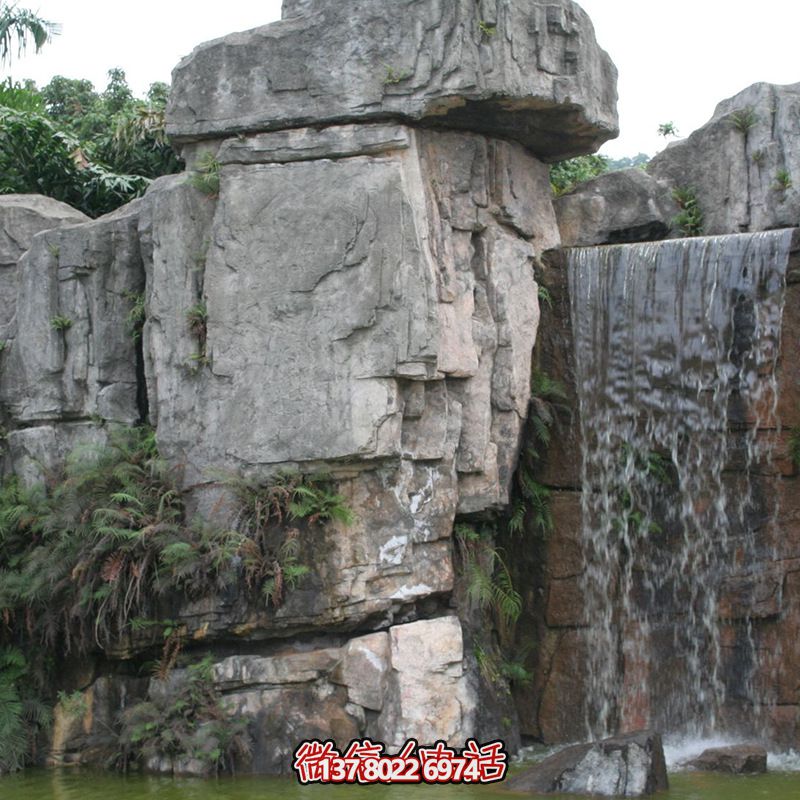 百花爭艷，景致美妙——游覽石假山景觀