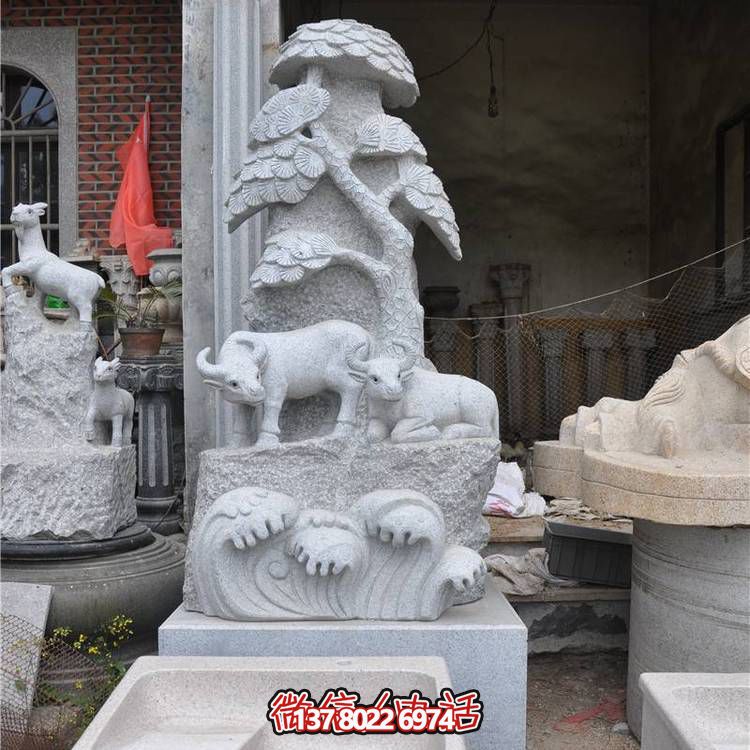 精美雕刻大理石景觀擺件，為您的園林小區增添獨特風采