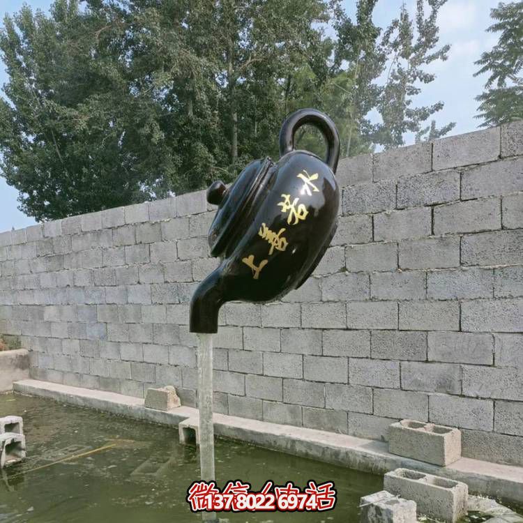 玻璃鋼懸空流水?dāng)[件，室外裝飾藝術(shù)精品