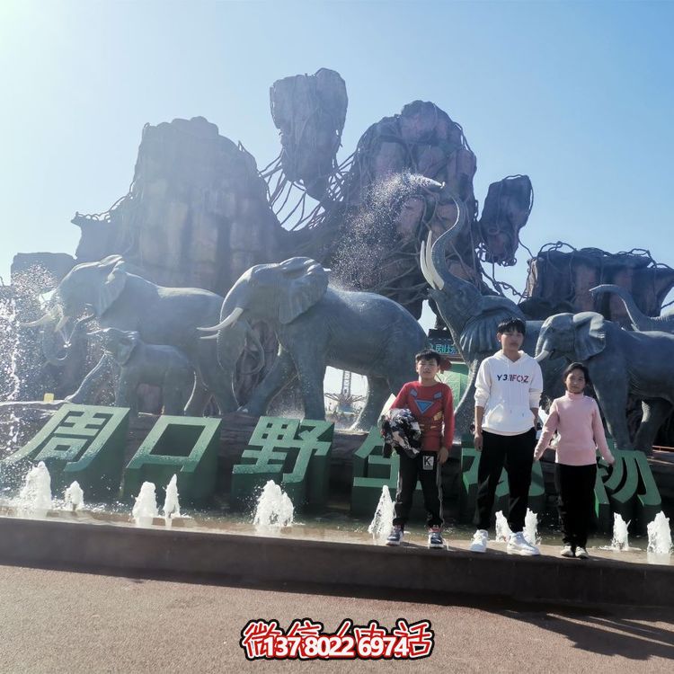 美麗的戶外玻璃鋼雕塑，引領景觀主題