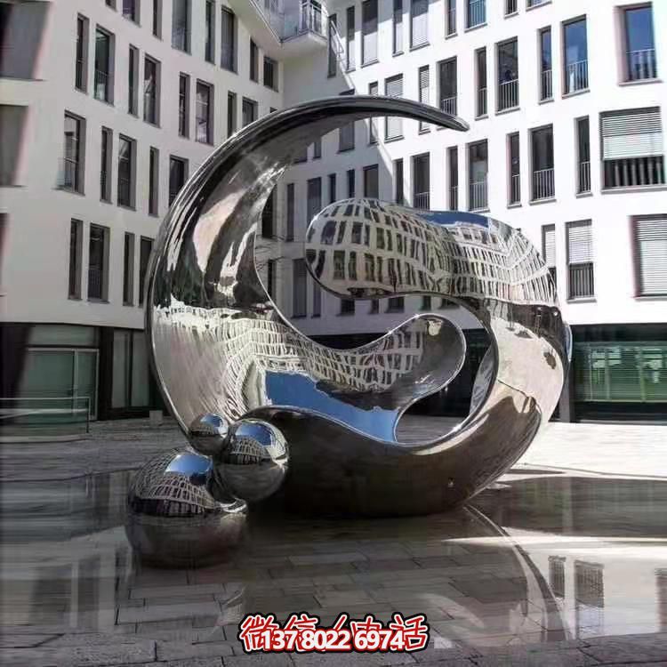 高品質不銹鋼大型雕塑，精美戶外園林景觀