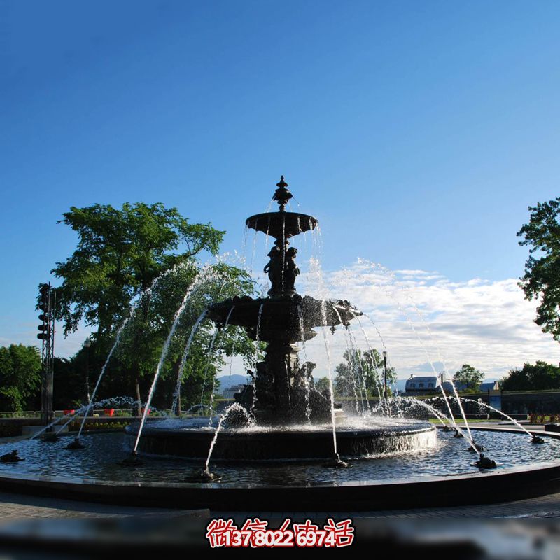 西方公園大理石噴泉雕塑水景 西方公園大理石噴泉雕塑水景