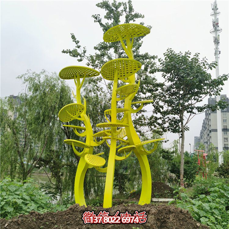 不銹鋼抽象樹(shù)，網(wǎng)狀樹(shù)葉樹(shù)冠