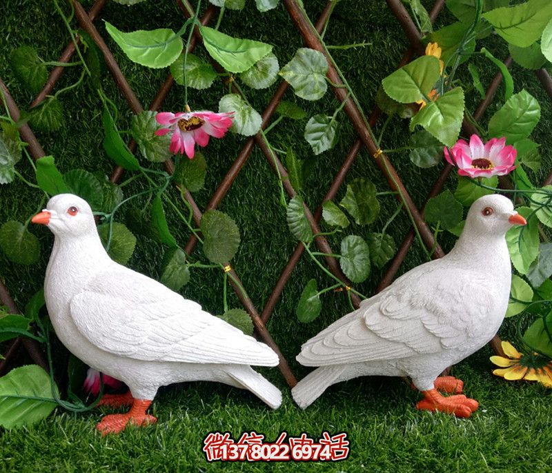 花園擺件仿真鴿子樹脂雕塑庭院裝飾房頂小件戶外陽臺擺件 花園擺件仿真鴿子樹脂雕塑庭院裝飾房頂小件戶外陽臺擺件